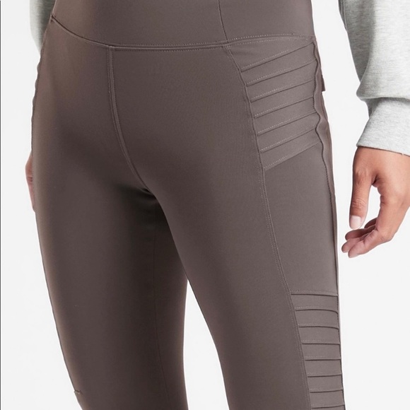 Athleta Delancey Moto Tight - Coffee House NWT! - Picture 7 of 12